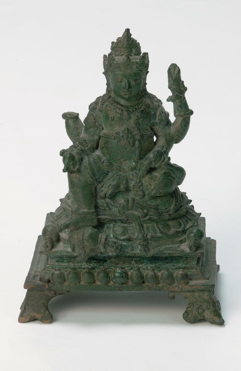 Seated figure of Jambhala (God of Wealth)