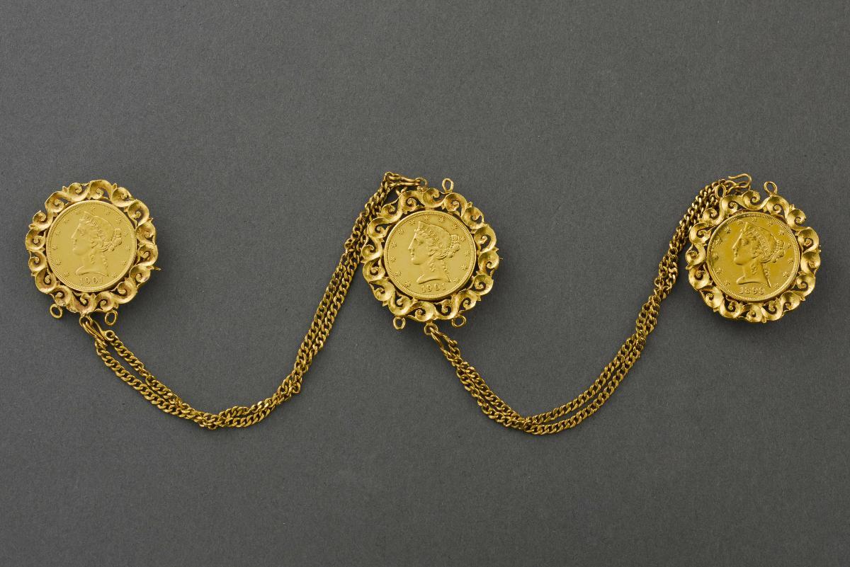 A set of brooches