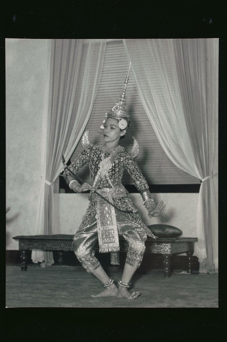 A View Of A Traditional Khmer Dancer In Angkor By Loke Wan Tho