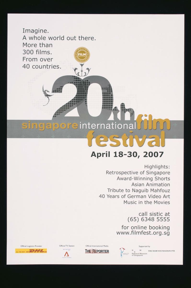 The 20th Singapore International Film Festival (SIFF) poster