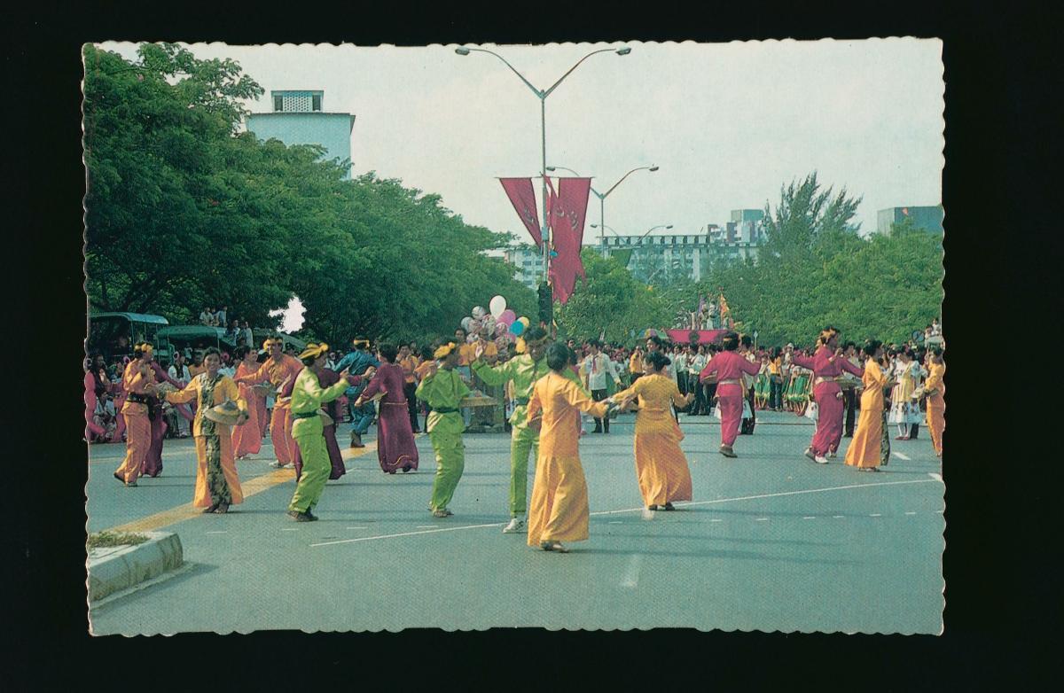 A Malay Dance Performance At The Chingay Parade