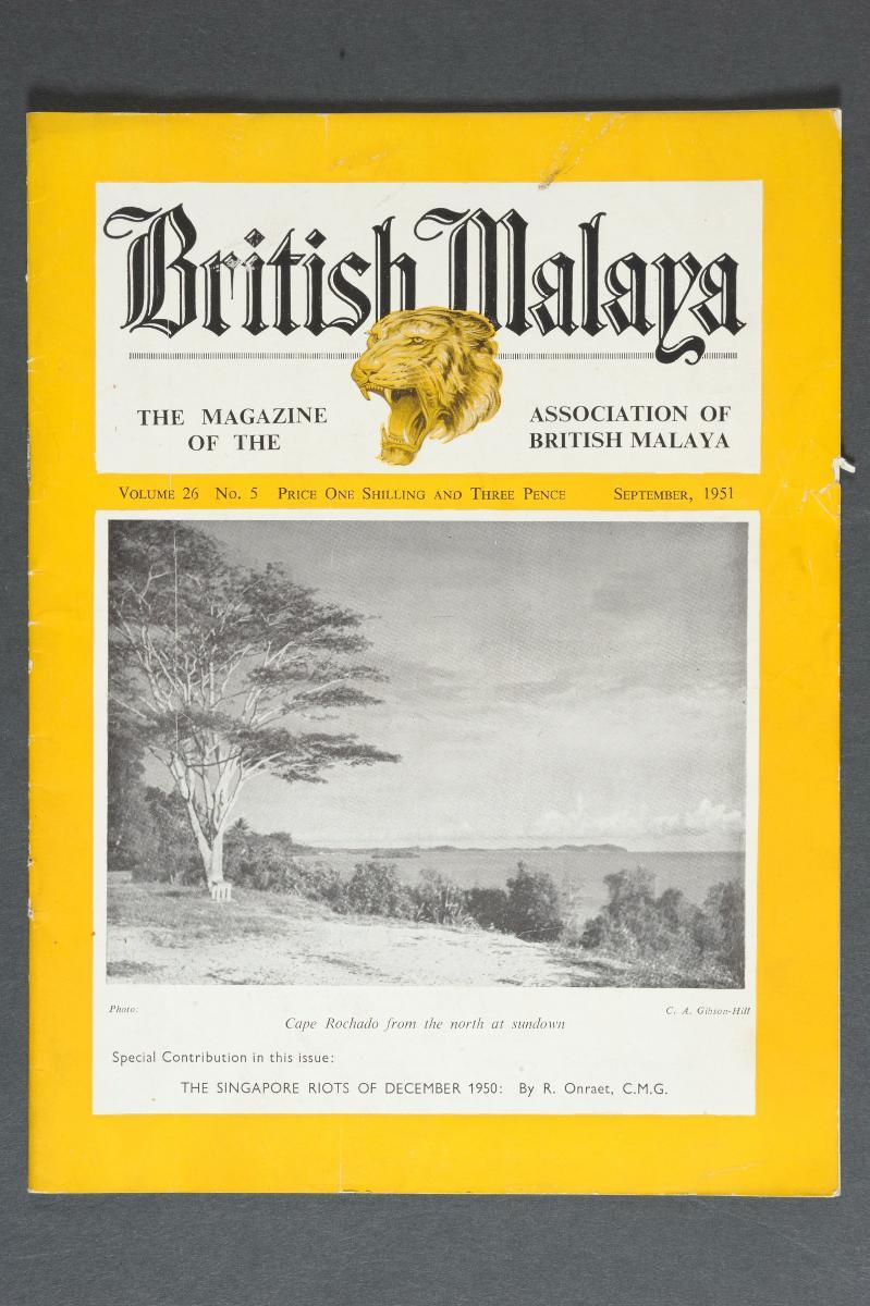 British Malaya the magazine of the Association of British Malaya