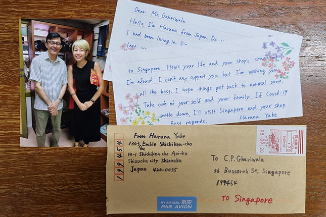 Volunteer Customer Appreciation Letter to CP Ghariwala