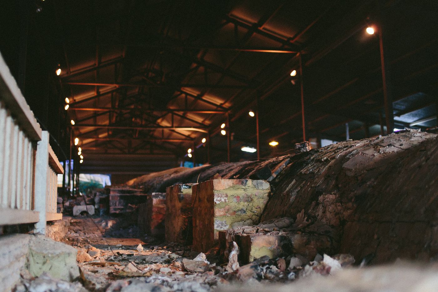 The former Guan Huat Dragon Kiln, located inside Jalan Bahar Clay Studios.