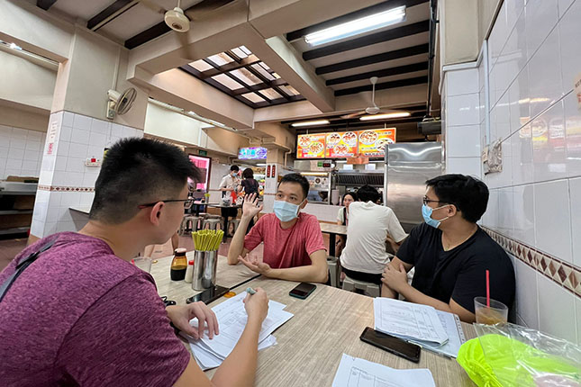 Volunteer Interview 2 Blanco Court Prawn Mee