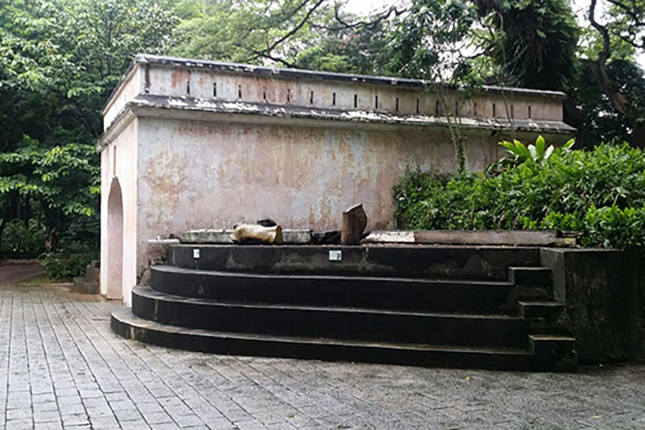 Remnants of Former Gate and Wall of Fort Canning