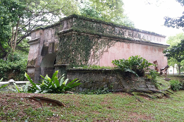 Remnants of Former Gate and Wall of Fort Canning